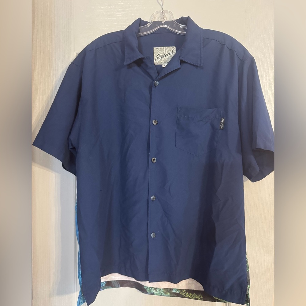 Vintage Reyn Spooner Deep Blue Casual Shirt